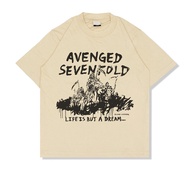 T-Shirt Merchandise A7X Avenged Sevenfold Life Is But a Dream Become Nothing - Oversize Band Vest Ta