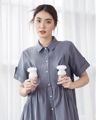 Nitan (นิทาน) เดรสให้นม ชุดคลุมท้อง Kiko Maternity and Nursing Dress