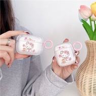 9136 HELLO KITTY 蘋果APPLE AIRPODS PRO 第一二三四代無線藍牙耳機防摔硅膠保護套