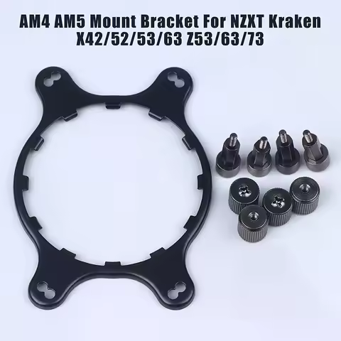NEW AM4 AM5 Mount Bracket Stud Nut Kit For NZXT Kraken X41 X42 X51 X52 X61 X62 X63 X72 X73 Z63 Z73