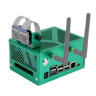 Yahboom Jetson Orin Nano/Orin NX SUPER Xavier NX アルミニウム合金金属ケース、冷却ファン付き、カメラまたはアンテナなし