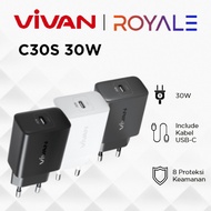 VIVAN Power C30S 30W USB Fast Charging Charger Adapter - Original Warranty
