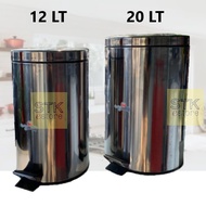 Stainless Steel Pedal Dustbin#12Lt#20Lt