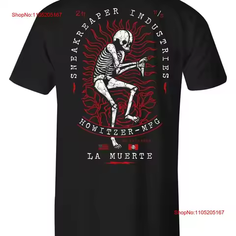 Howitzer Style Men's T Shirt Sneakreaper Industries Military Grunt MFG vintage Washed Casual Slightl