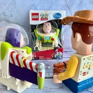 迪士尼 玩具總動員 樂高 聯名 造型鬧鐘 電子鐘 胡迪 巴斯 TOY STORY WOODY BUZZ