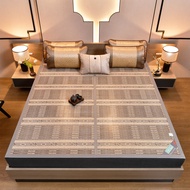 TIKAR LIPAT BAMBU Premium / Karpet Rotan Halus Alas Lantai Uk 180x200cm (FREE TAS) / Matras Besar Pe