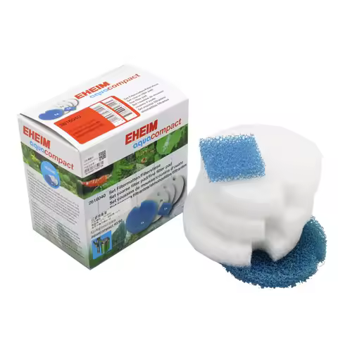 EHEIM Compact Filter Barrel 40/60 Original Replacement Filter Cotton, Fine White,Coarse Blue, Activa