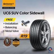 Continental UltraContact UC6 SUV R19 235/55 SYL # 235/55  SYL SSR   (with installation)