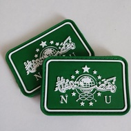 patch rubber NU / PARTAI / tempelan emblem karet velcro