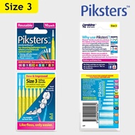 Piksters interdental Brush (10 pcs) size 00 0 1234567variety pack (00-6)