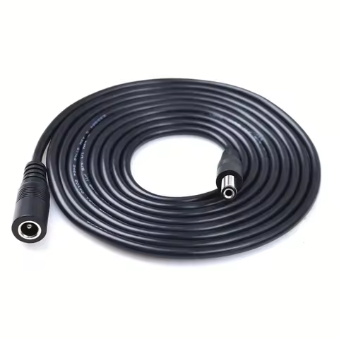 DC Extension Cable 3M 5M 10M 15M 20M 30M 50M 5.5x2.1mm Female to Male Plug 12V Power Adapter Cord Fo