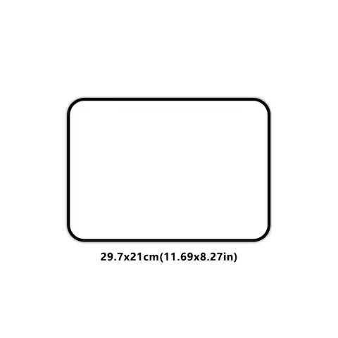 A5/A4/B4/A3 Whiteboard Dry Erase Magnetic-Friendly Erasable Writing Board Double-Sided Reusable Desk