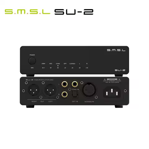SMSL SU-2 Decoder ES9039Q2M Support AES/EBU input andXLR output DAC