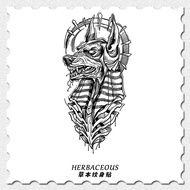 Arm Dom Domineering Herbal Anubis Simulation Waterproof Non-Reflective Tattoo Stickers Long-Lasting 