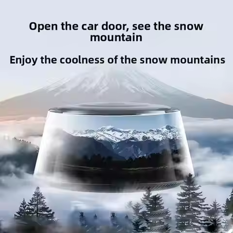 Smart Car Aromatherapy Diffuser Auto Spray Ambient Snow Cloud View Air Freshener Perfume Mountain Li