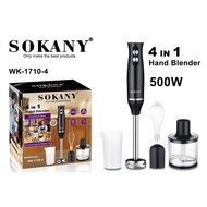 ST/💯GermanySOKANY1710-4Hand Blender Baby Complementary Food Mixer Household Hand Blender Four-in-One Egg Beater ZQKM