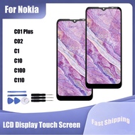 For Nokia C01 Plus C02 C1 C10 C100 C110 LCD Display Touch Screen Digitizer Assembly Replacement