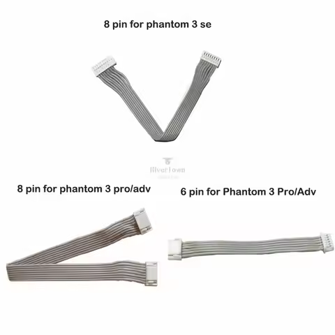 Original New 6 pin/8 pin Camera Connector Cable For DJI Phantom 3 Pro/ADV/SE Drone Repair Parts