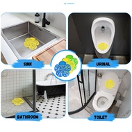(1PACK 2PCS)Toilet Room Car Freshener Urinal Screen Pad Air Fresher Deodorizing Mat