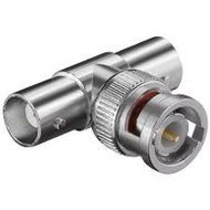 Jack BNC T CONNECTOR BNC CONNECTOR T 1 BNC MALE TO 2 BNC FEMALE