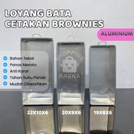 Bata Pan Cake Mold Brownies Bread Aluminum Size 22x10x6 20x9x6 19x8x6 Non-Stick Thick Material Heat 