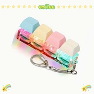 EMILEE Fidget Keychain, DIY Keyboard Relief Stress Finger Keyboard Cap,  Keys Button 2/4/9 Keys Keyc
