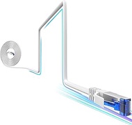 Cat8 Ethernet Cable 50 FT Indoor & Outdoor, Ethernet Cable High Speed 40Gbps 2000Mhz, Flexible Shiel