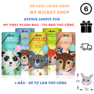 Đồ chơi thủ công túi đeo chéo tự làm từ thú bông Avenir my first loopie fun 6 mẫu