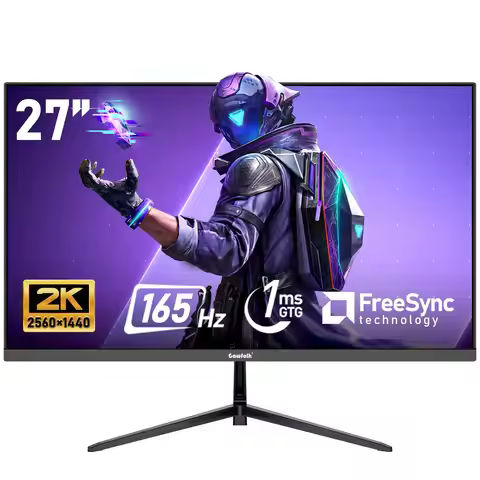 27 Inch Gaming Monitor QHD IPS,120Hz/165Hz 2K, Ultra-Thin Zero Frame Computer Display for Home Offic