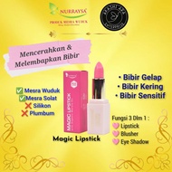 Nurraysa Lipstick with Marula Oil Lipstik Mencerahkan Melembapkan Menyegarkan Tahan Lama