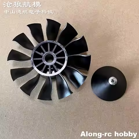 Powerfun 90mm 12 Blades Plastic Propeller CCW 90 EDF Parts for 90mm EDF Jet RC Plane DIY Fighter Rep