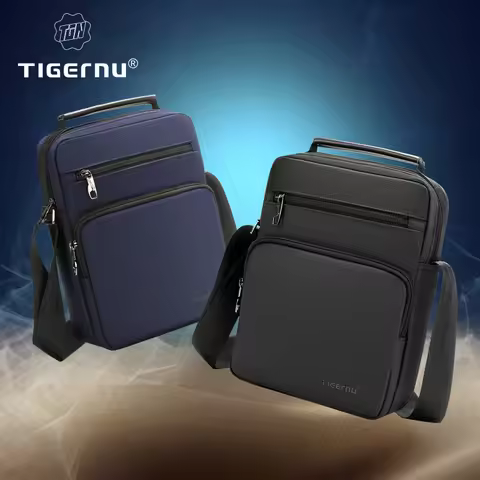 Tigernu Men Shoulder Bags For Men 9.7inch Ipad Bags Waterproof Business Travel Mini Sling Bag HandBa