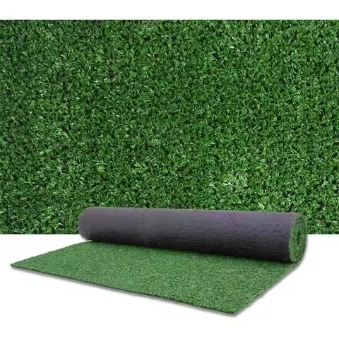 Artificial Grass Turf Lawn 10 Feet x 15 Feet, 0.4" Pile Height Indoor Outdoor Rugs Synthetic Grass M