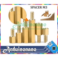 Brass iron Spacer M3 Hex hexagonal Screw M3x25+6 High 25mm 25 mm