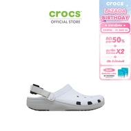 CROCS รองเท้าลำลองผู้ใหญ่ CLASSIC TURBO CLOG รุ่น 211287-100 - WHITE