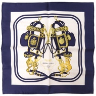 未使用的愛馬仕口袋方巾，Carré 45，Petit Carré，Brides de Gala，真絲顏色圍巾，0124 [二手] HERMES