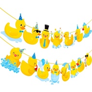 Duck Party Banners 2Pcs Rubber Duck Party Decorations Duck Birthday Party Decorations Duck Cutout Ba