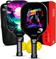 Bộ vợt Pickleball Paddles Set of 2 Fiberglass Pickleball Set with 2 Paddles 4 Balls and Carrying Bag