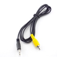 1.5 Meter 3.5 mm 1/8" Mono Plug To Single RCA Male Jack Cable Extension Cord Audio Video Line .DPH1