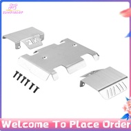 Stainless Steel Chassis Armor Axle Protector Skid Plate for  EX86190 EX 86190 LC76 1/10 RC Crawler C