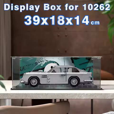 Acrylic display box for lego 10262 display case for Aston Martin building block dustproof clear mode