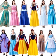 costume cosplay costume adult Halloween Adult Costume - Snow White, Anna & Elsa | Long Hair Dresses