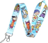 Pinstant Ed Edd n Eddy Plank Jonny Wiki Cartoon Animated TV Show 17.7" Neck Lanyard Keychain Holder