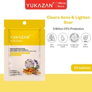 Yukazan Dots Clear 10s Chewable Supplement Reduce Acne / Lighten Scars / Anti Acne / Skin Clarity