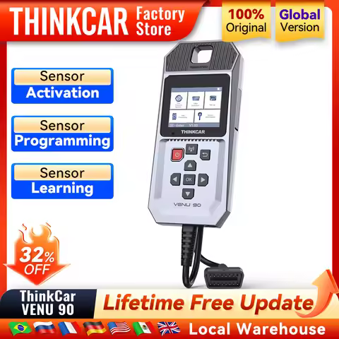 THINKCAR VENU 90 Car Tire Pressure Diagnose Tool Automotive TPMS Sensor Programming Learning Activat