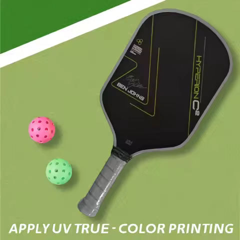 Ben John's Super C2 T700 Pickleball Paddle, Carbon Fiber, Cold-Pressed Construction, Textured Surfac