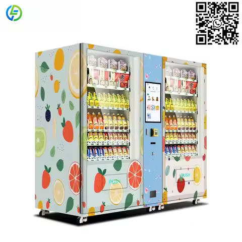 Customized Automatic Frozen Food Ice Cream Vending Machine Frozen Ready Meal Vending Machine