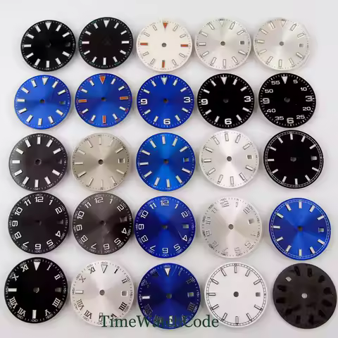 29mm Luminous Watch Dial Fit NH35A NH36A Miyota 8215 821A ETA 2824 2836 PT5000 DG 2813 3804 ST1612 2