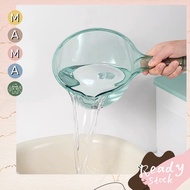 Transparent Water Dipper Unbreakable Thickened Plastic Water Scoop Gayung Mandi Gayung Plastik Cebok