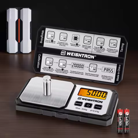 Digital Pocket Gram Scale 500g X 0.01g Small High Precision Portable Scale Digital Weight Grams and
